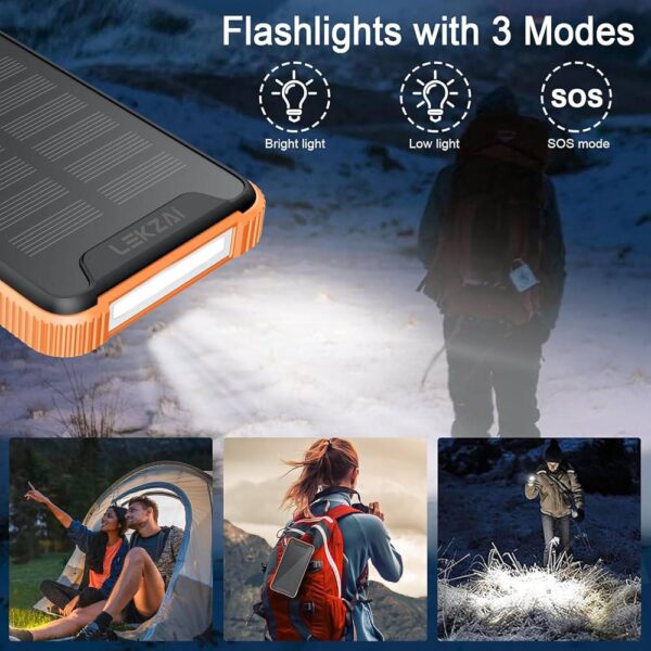 Lekzai Solar Phone Charger - Image 5